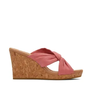 Serena Rose Cork Wedge Sandal