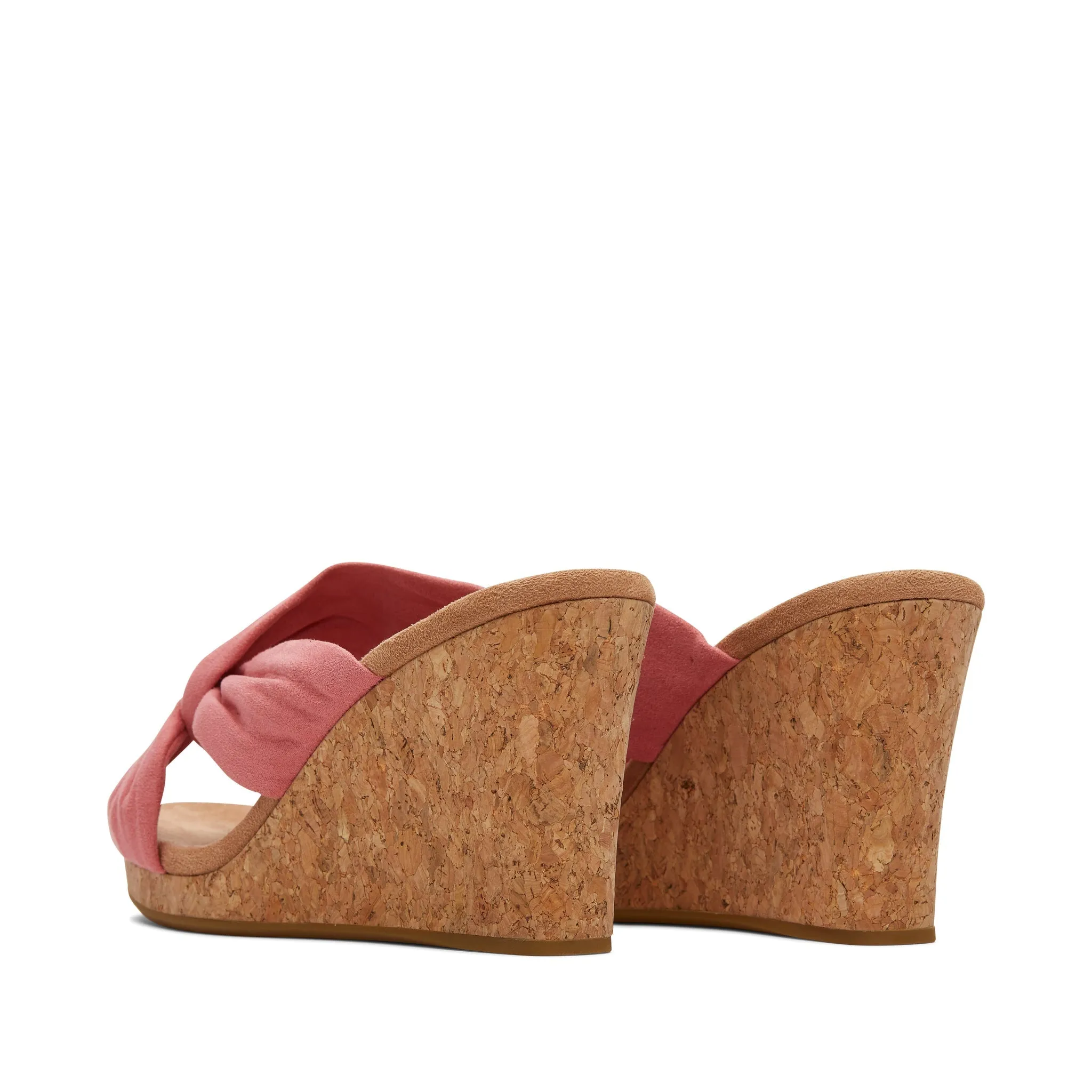 Serena Rose Cork Wedge Sandal