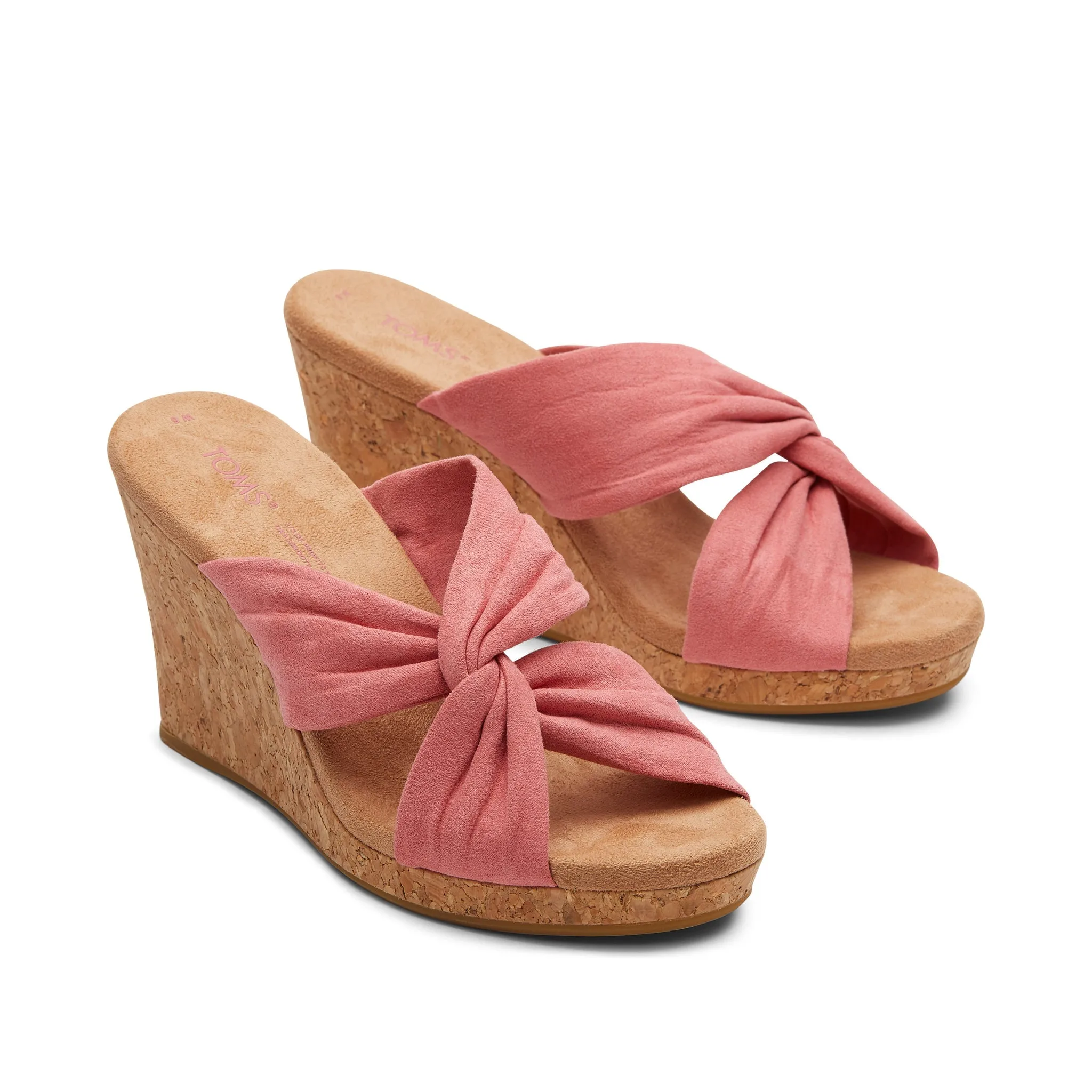 Serena Rose Cork Wedge Sandal
