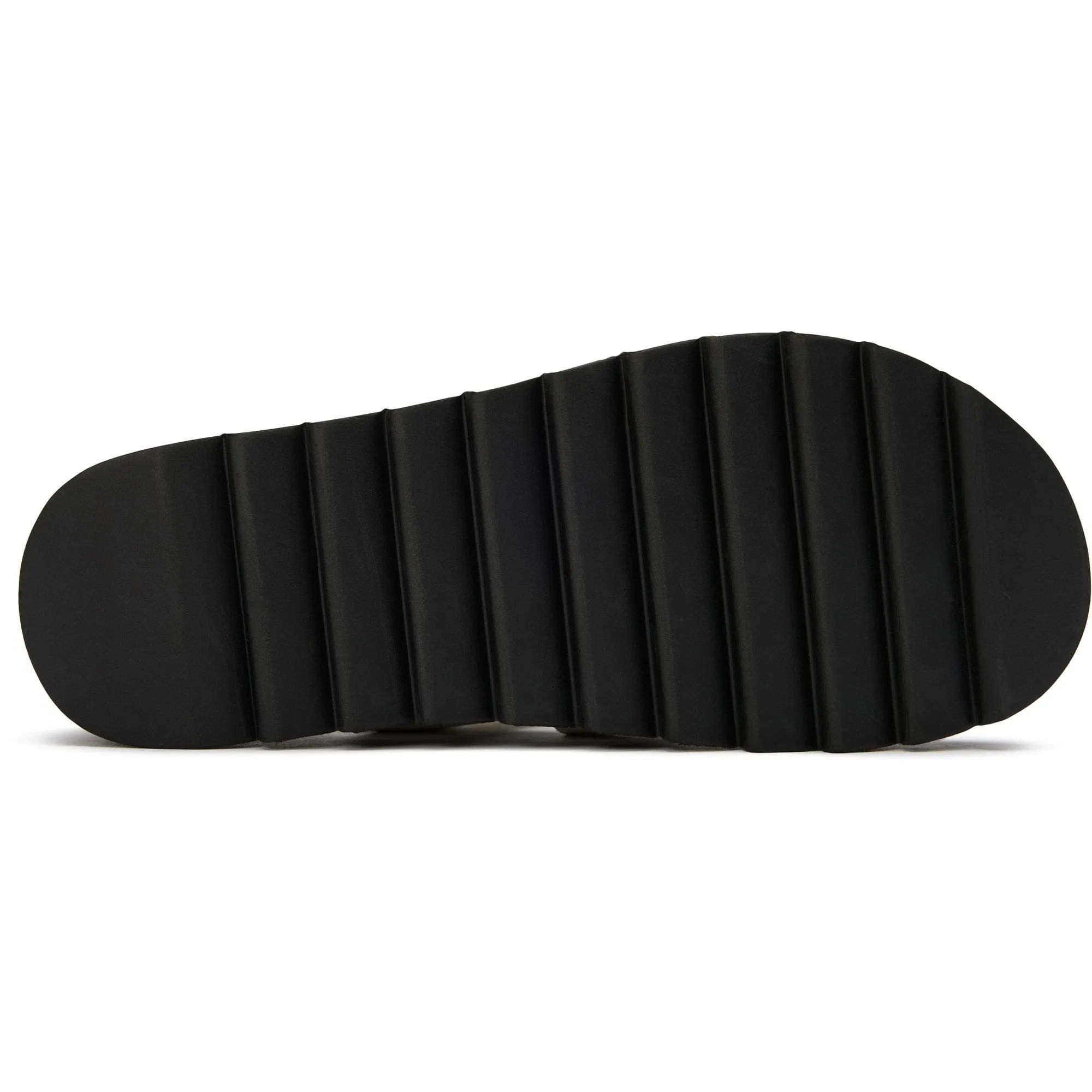Shea Women's Vegan Leather Slide Sandals | Black