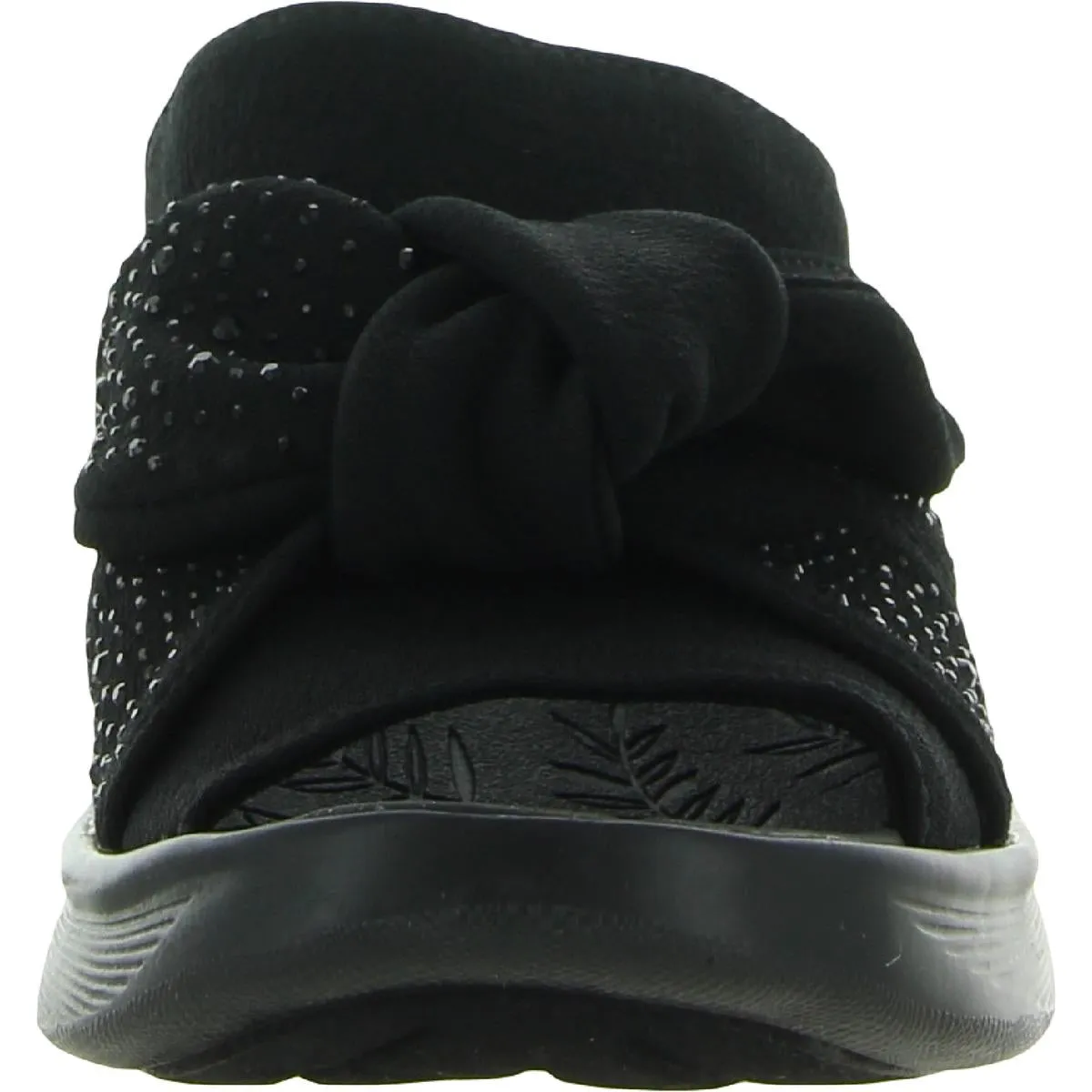Smile Bright Womens Cotton Open Toe Wedge Sandals