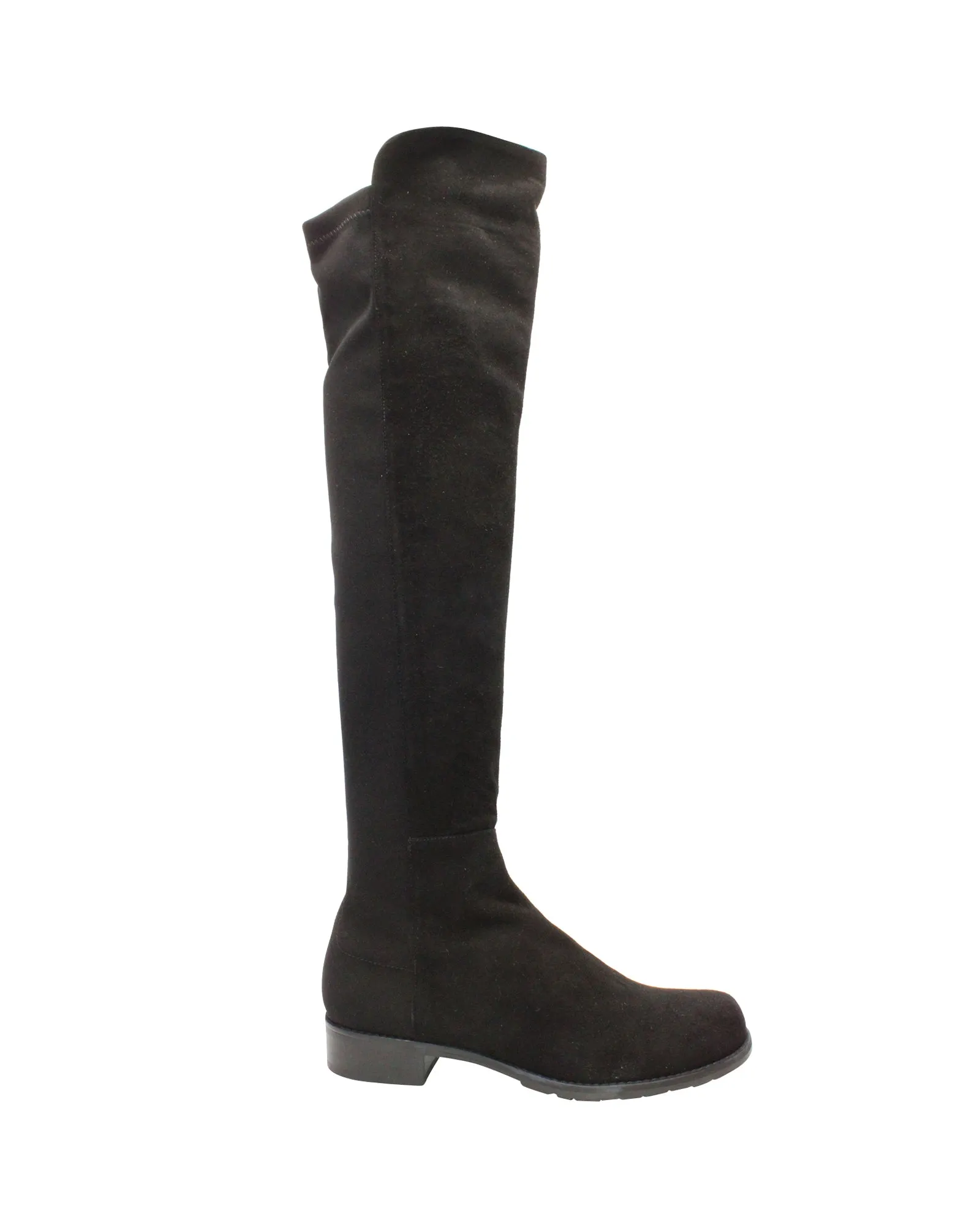 Stuart Weitzman 5050 Over-the-Knee Boots in Black Suede