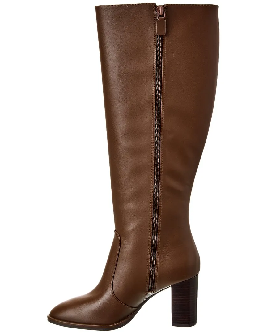 Stuart Weitzman Ryland Zip 80 Leather Knee-High Boot