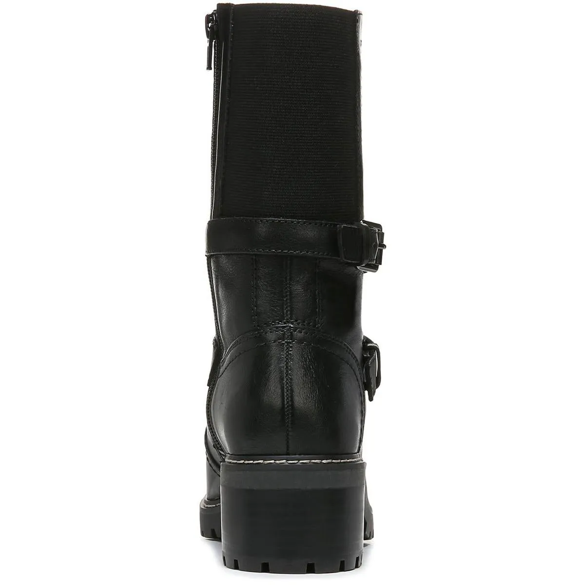 Talon Womens Leather Motorcycle Mid-Calf Boots