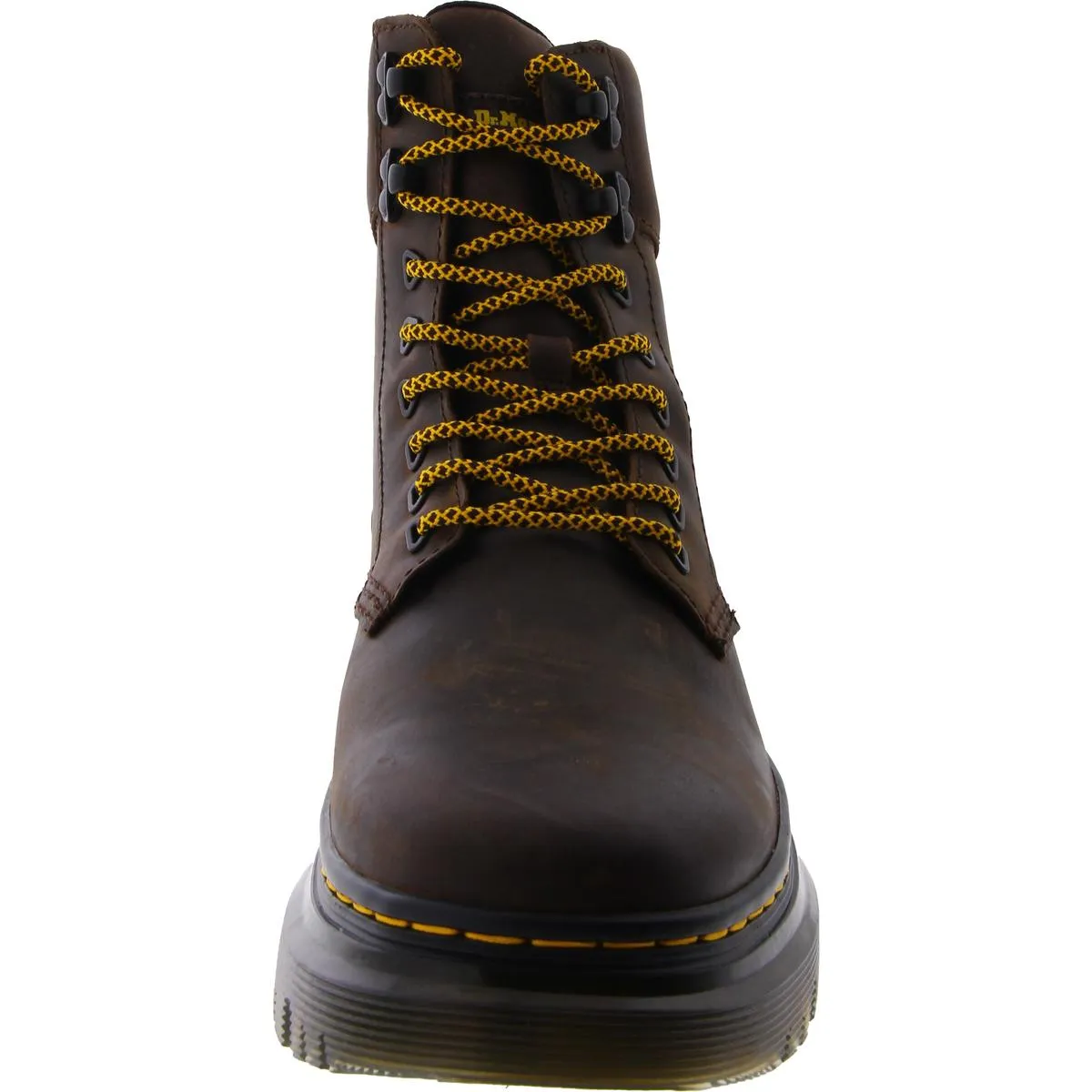 Tarik Mens Round Toe Platform Combat & Lace-Up Boots