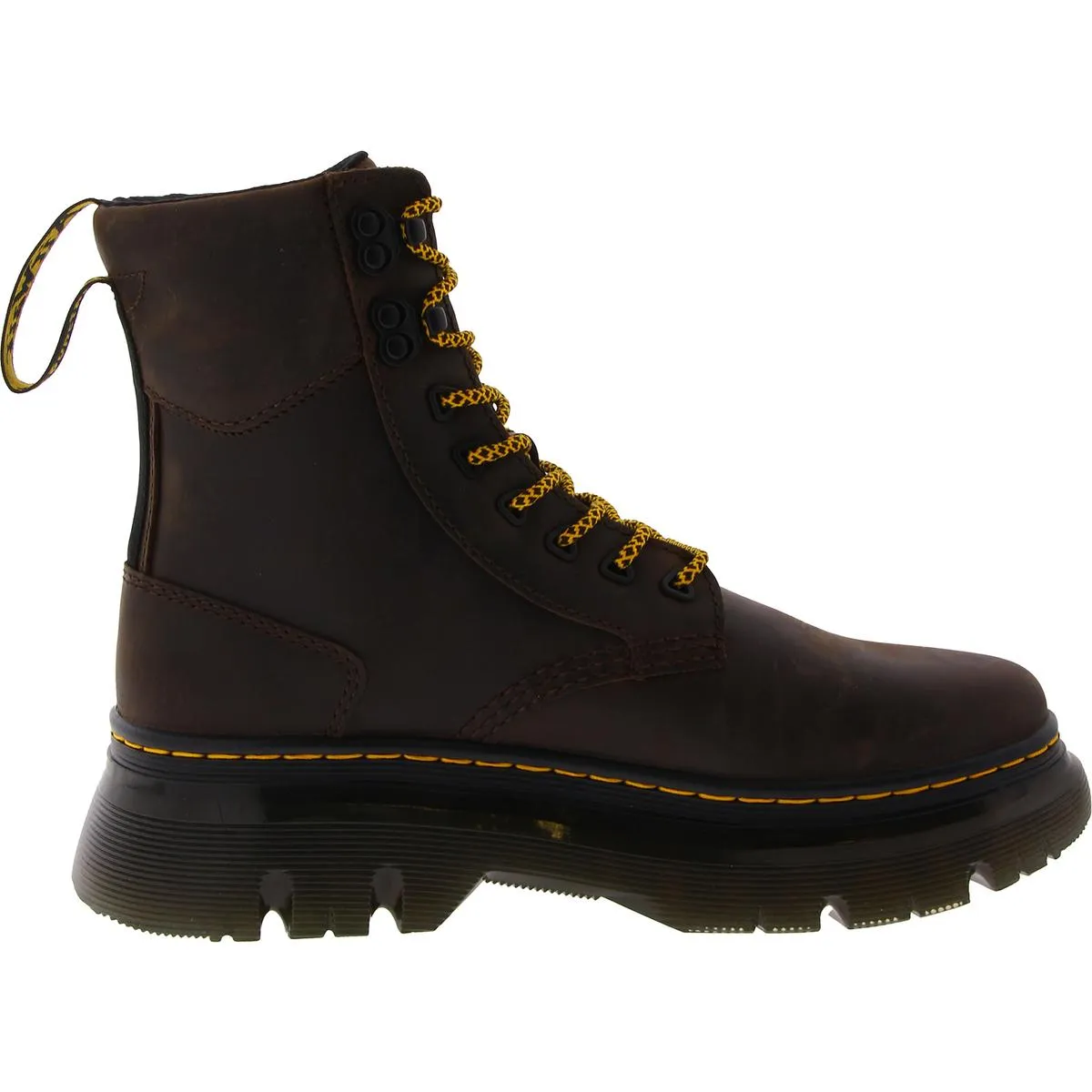 Tarik Mens Round Toe Platform Combat & Lace-Up Boots