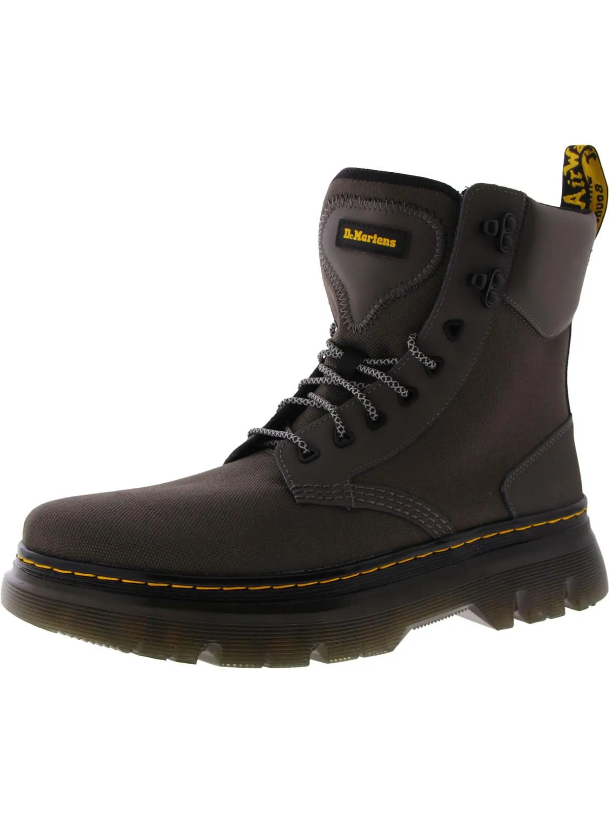 Tarik Mens Round Toe Platform Combat & Lace-Up Boots