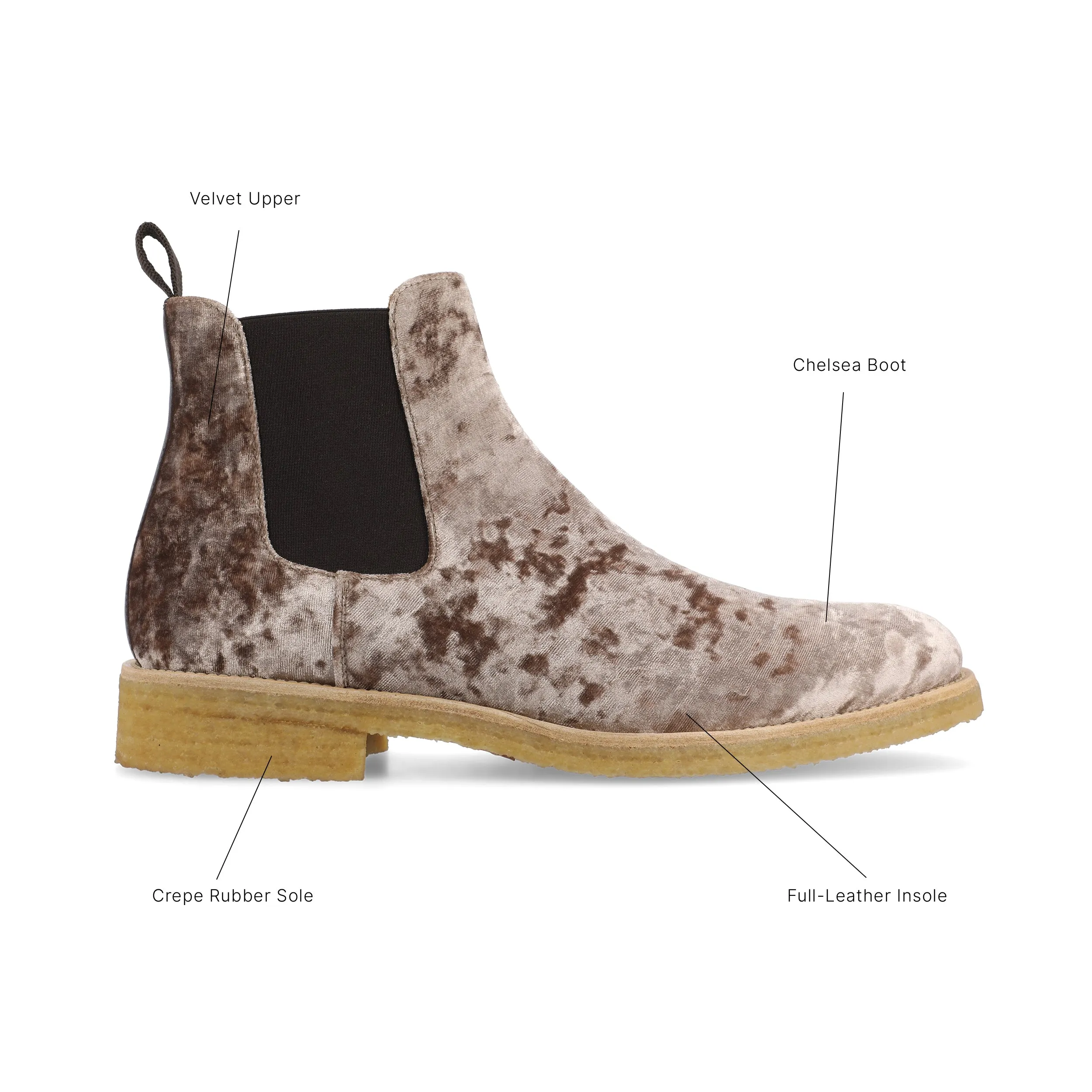 The Jude Boot in Champagne