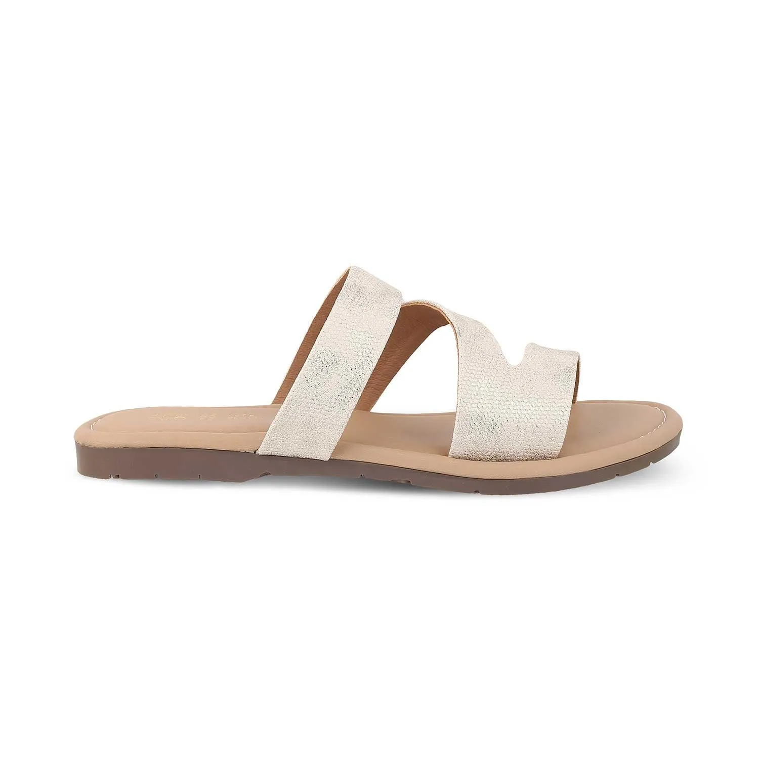 The Snac TMM-1 Gold Women's Casual Flats Tresmode