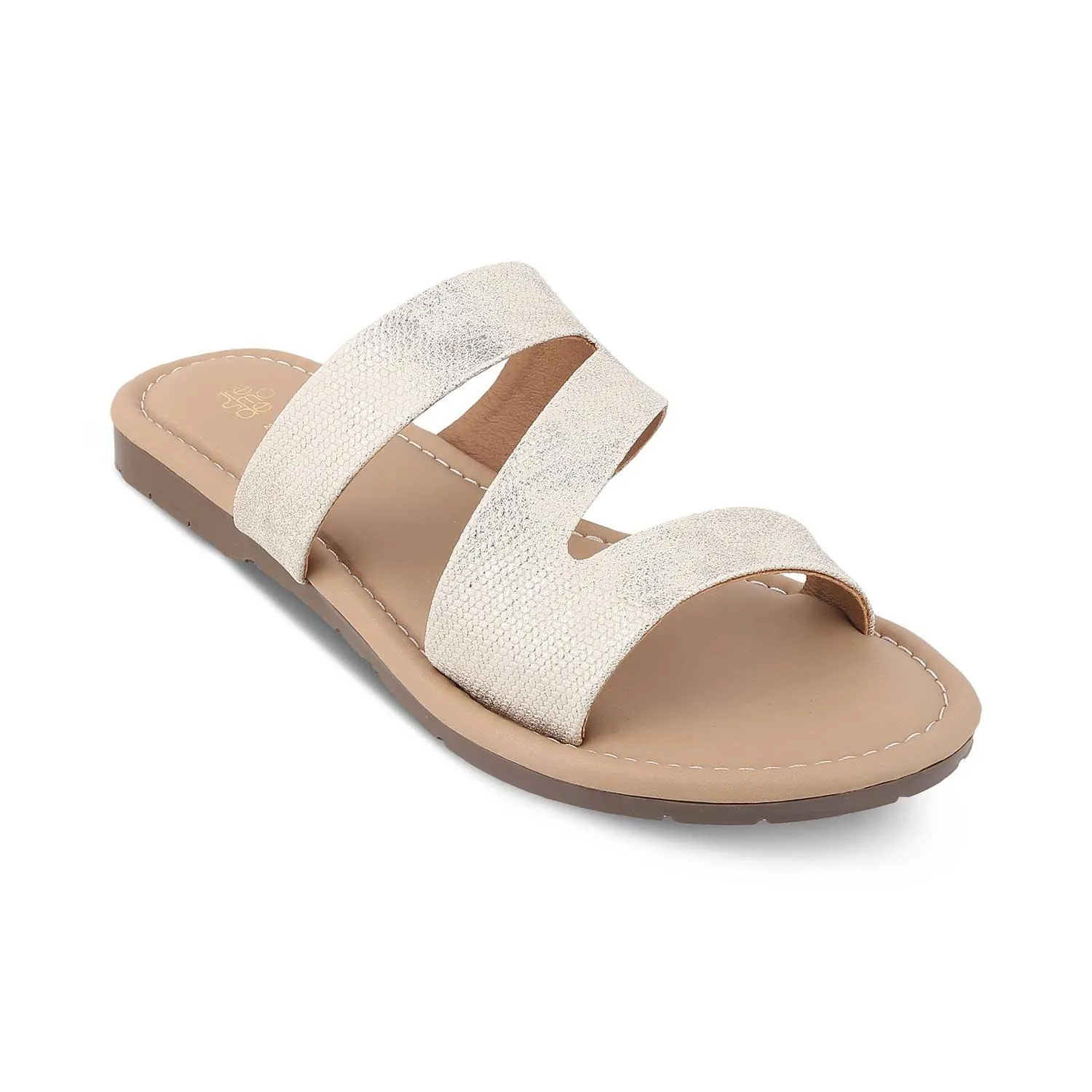The Snac TMM-1 Gold Women's Casual Flats Tresmode