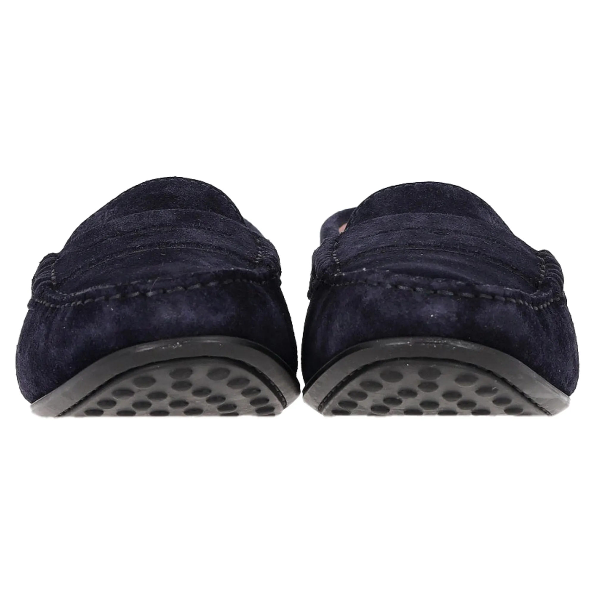 Tod's Gommino Loafers in Navy Blue Suede