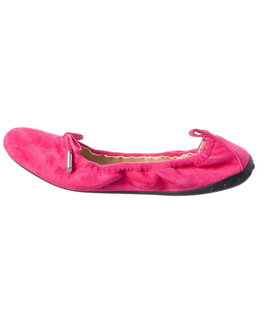 TODs Gommino Suede Ballerina Flat