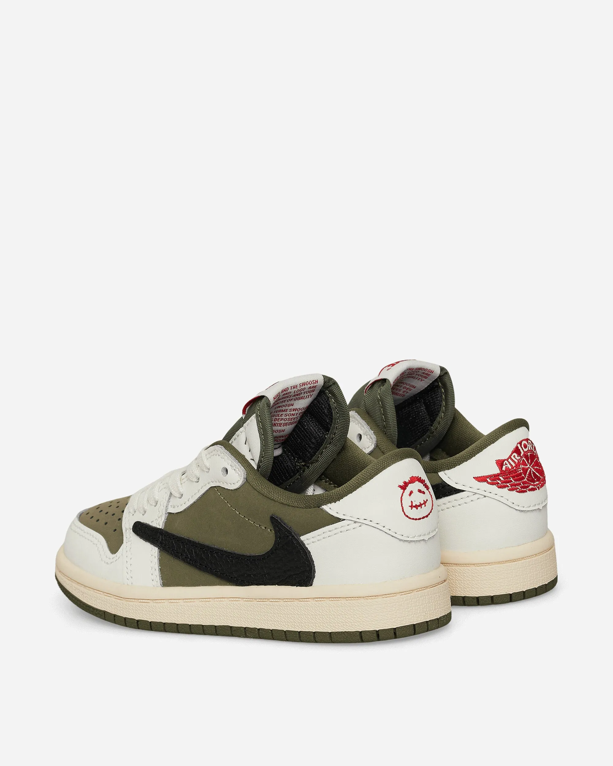 Travis Scott Air Jordan 1 Low (PS) Sneakers Medium Olive