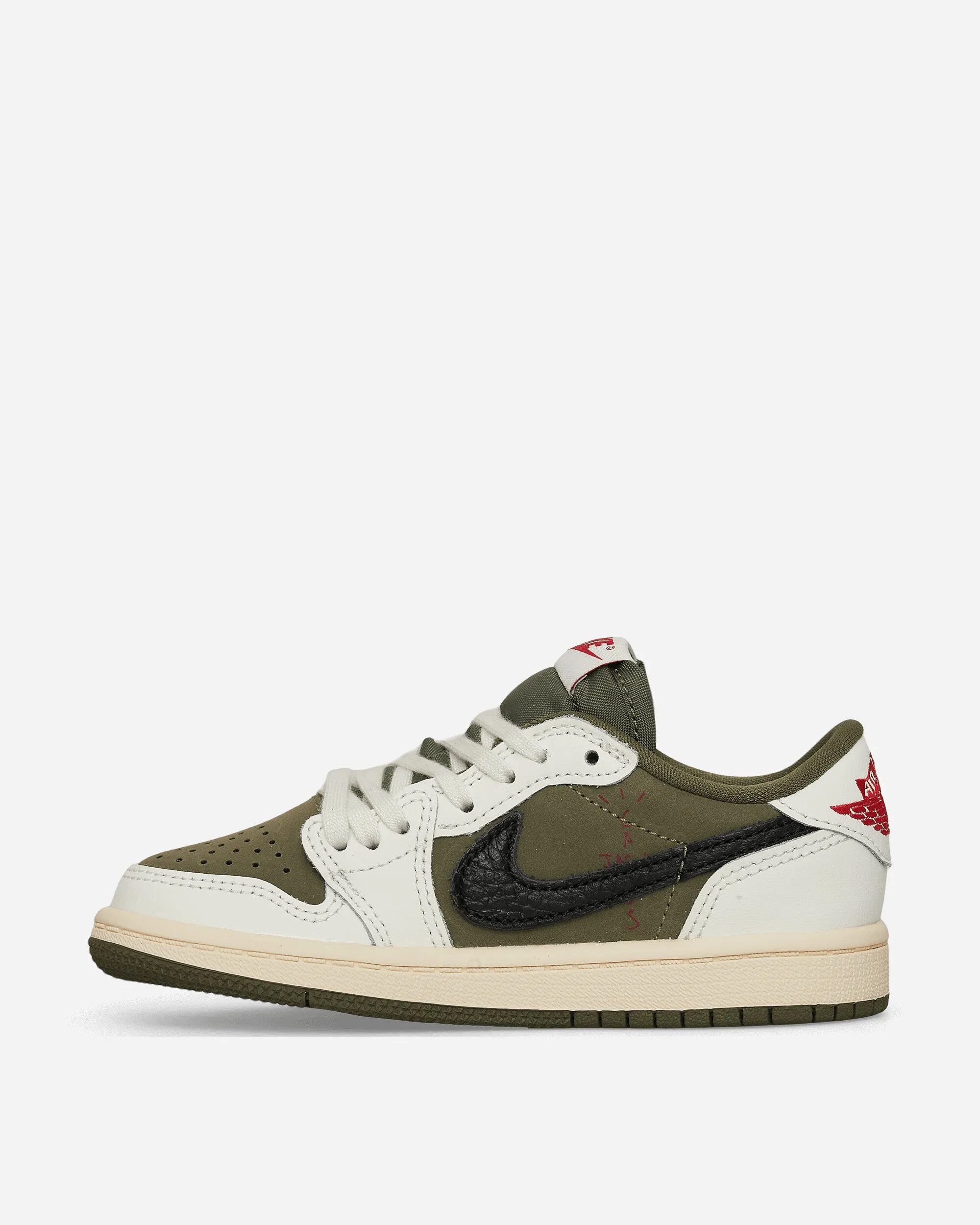 Travis Scott Air Jordan 1 Low (PS) Sneakers Medium Olive