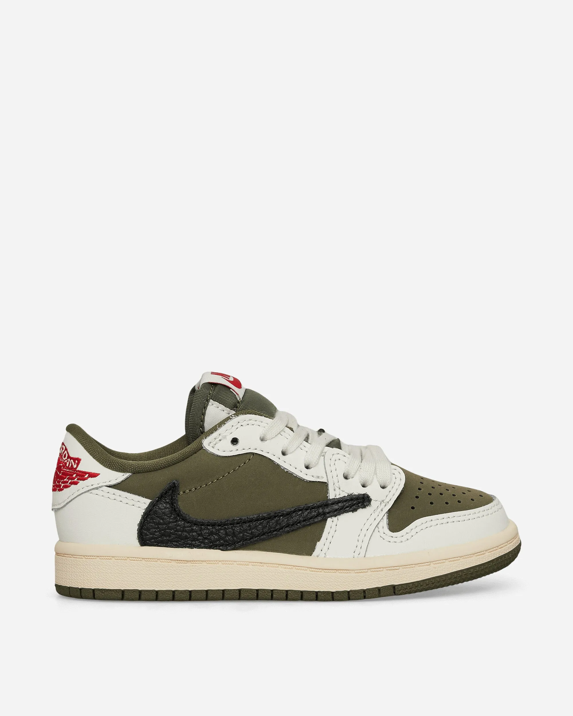 Travis Scott Air Jordan 1 Low (PS) Sneakers Medium Olive