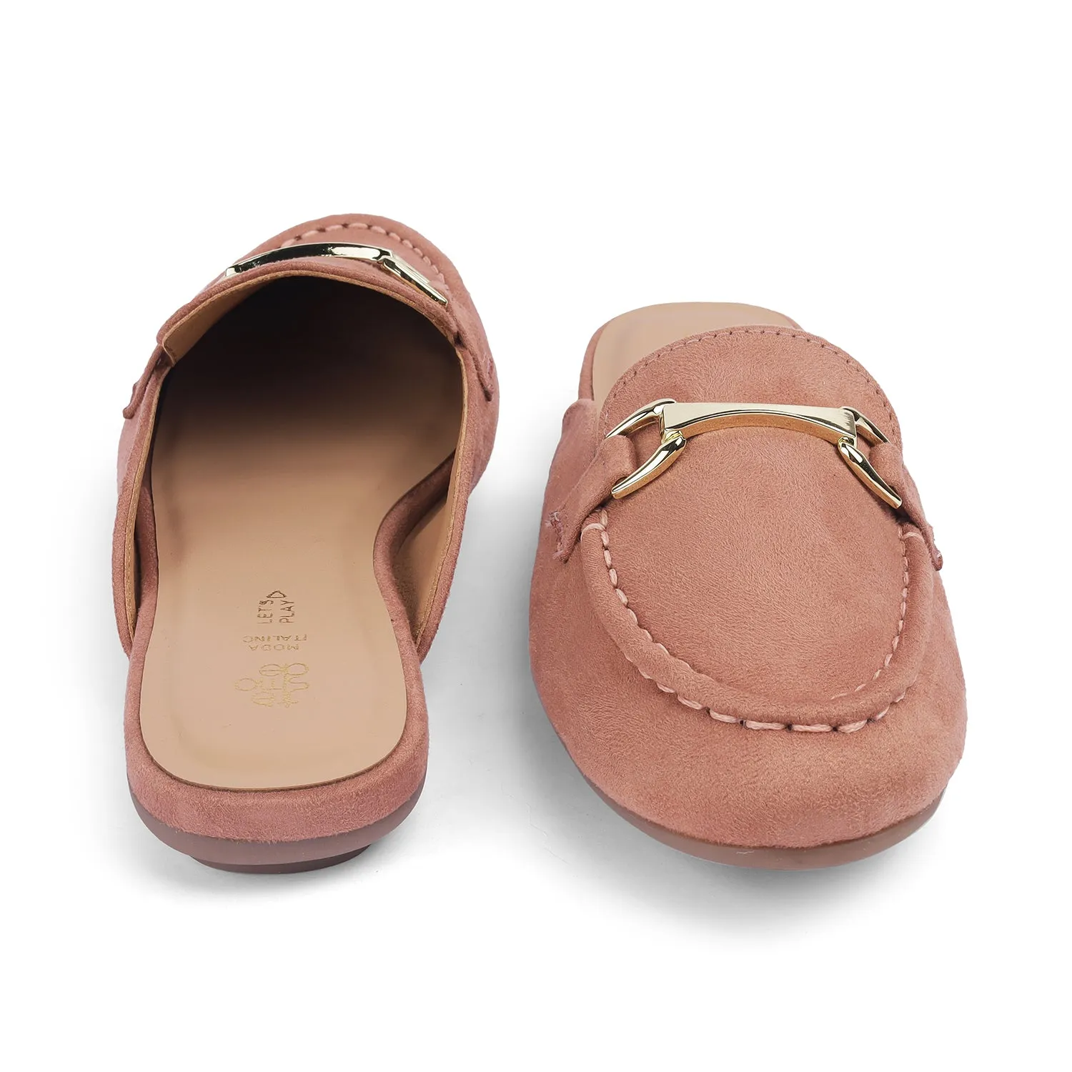 Tresmode Aflip Pink Women's Dress Mules