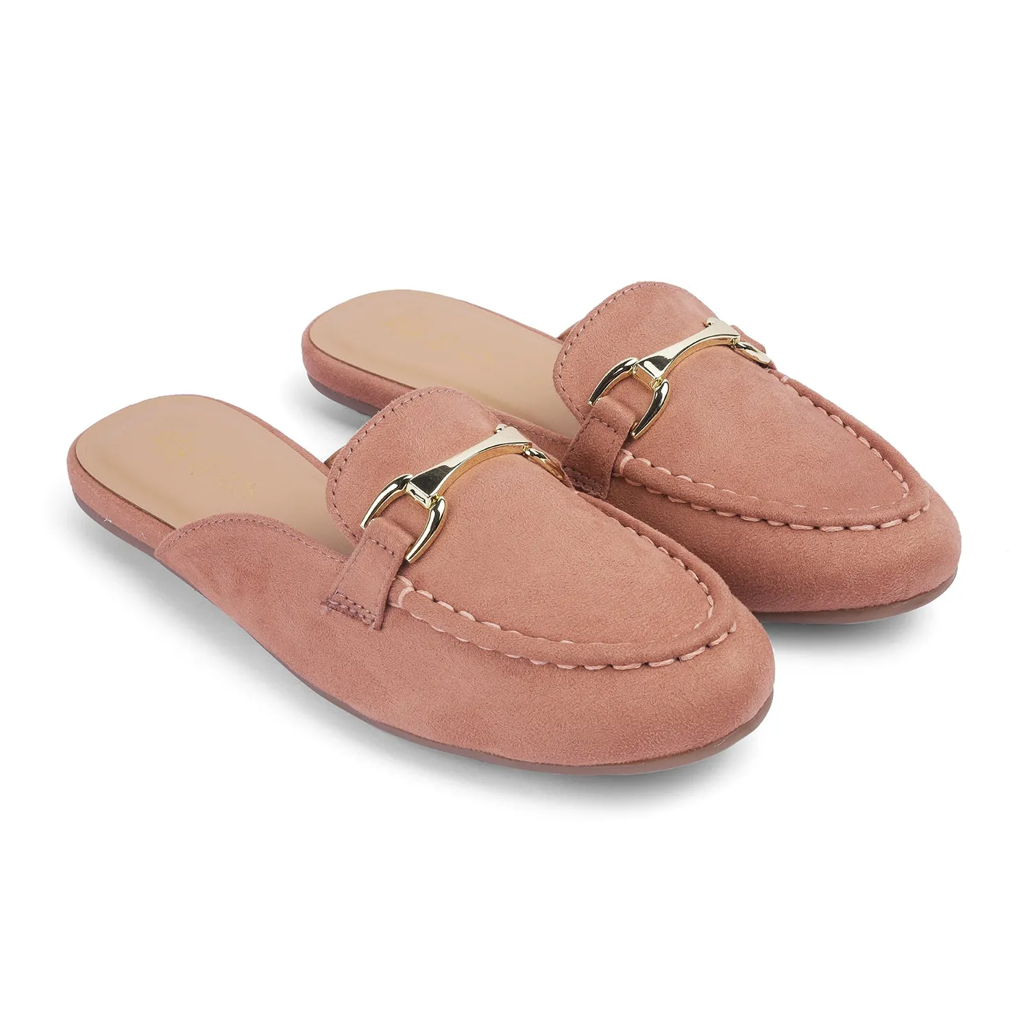 Tresmode Aflip Pink Women's Dress Mules