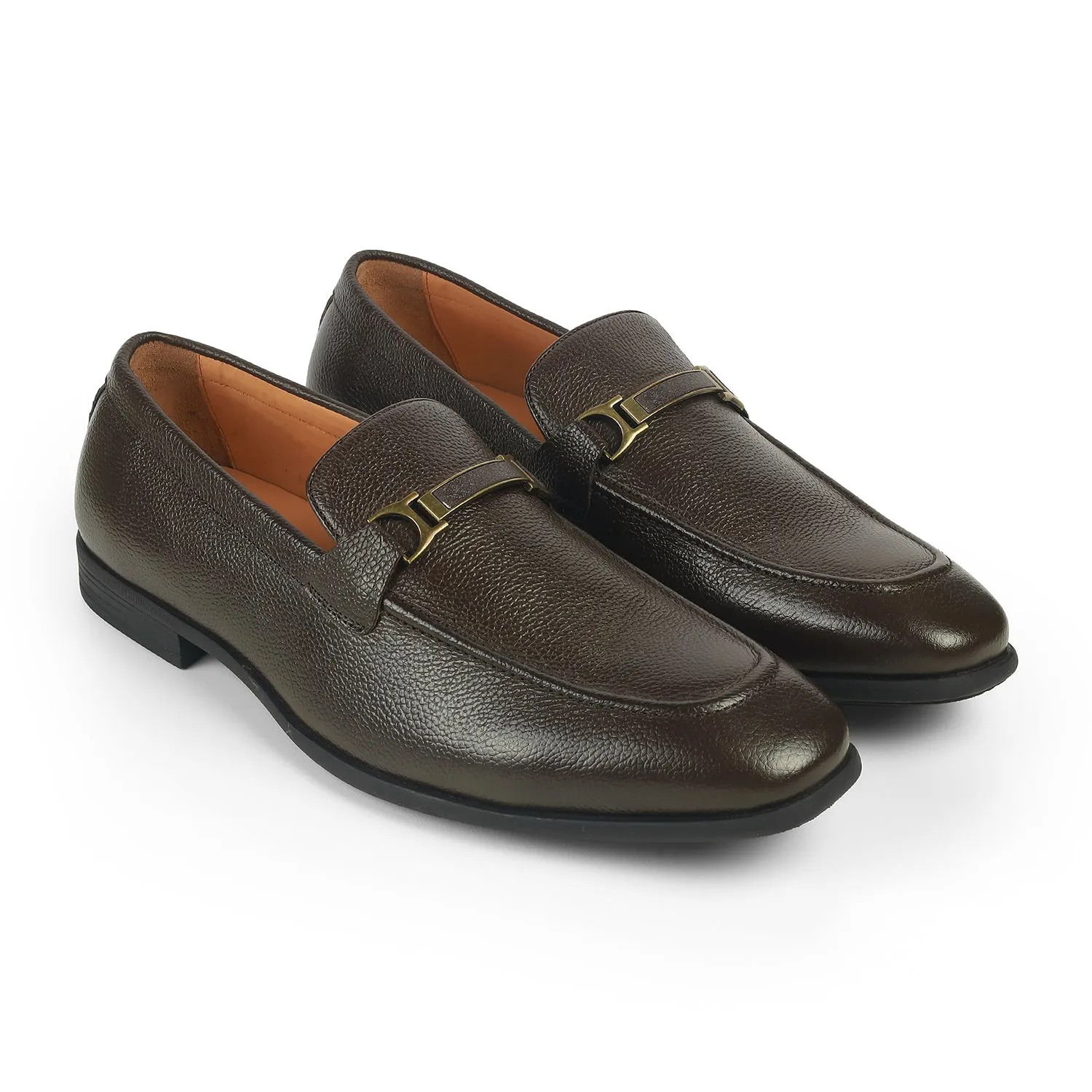 Tresmode Eva Brown Men's Leather Loafers
