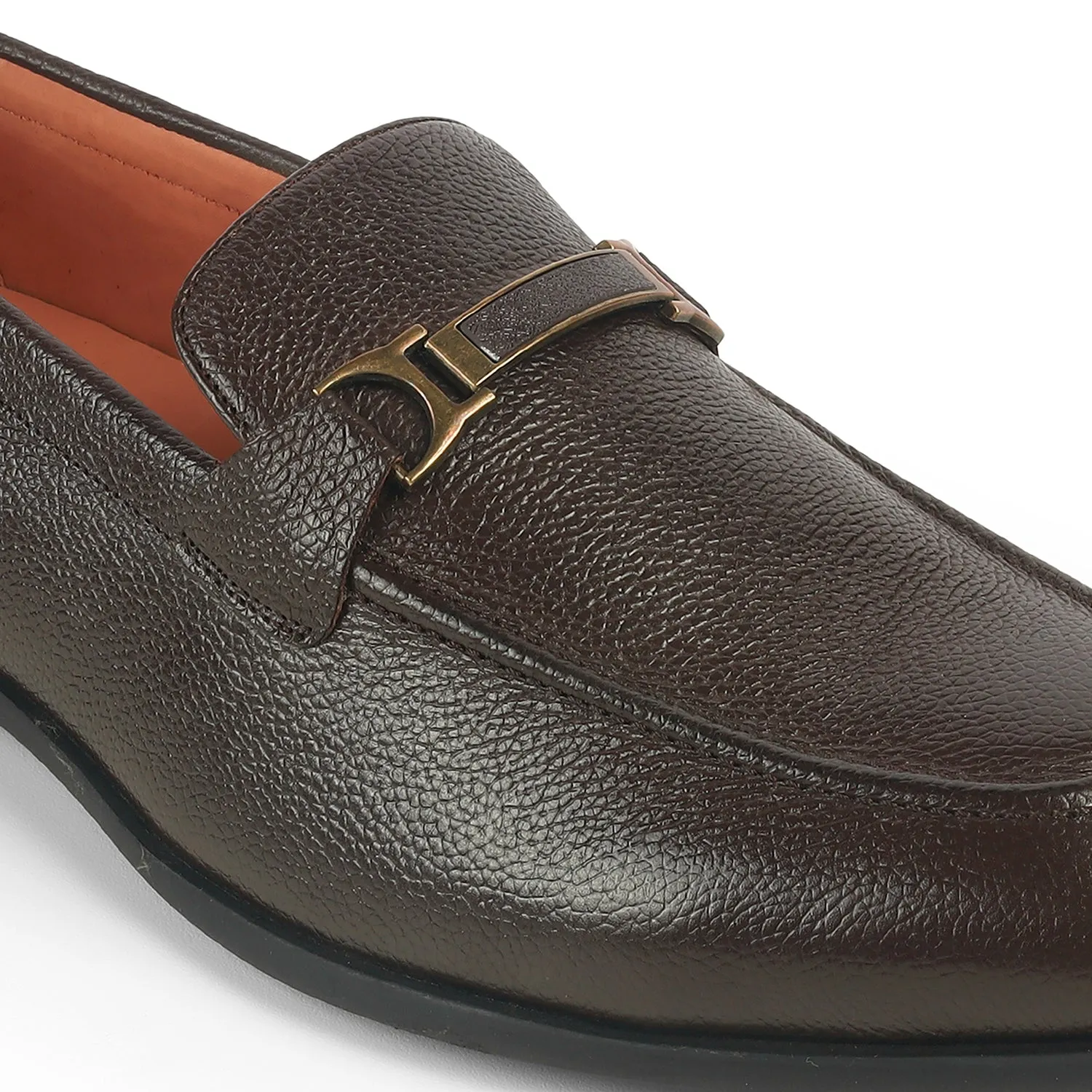Tresmode Eva Brown Men's Leather Loafers
