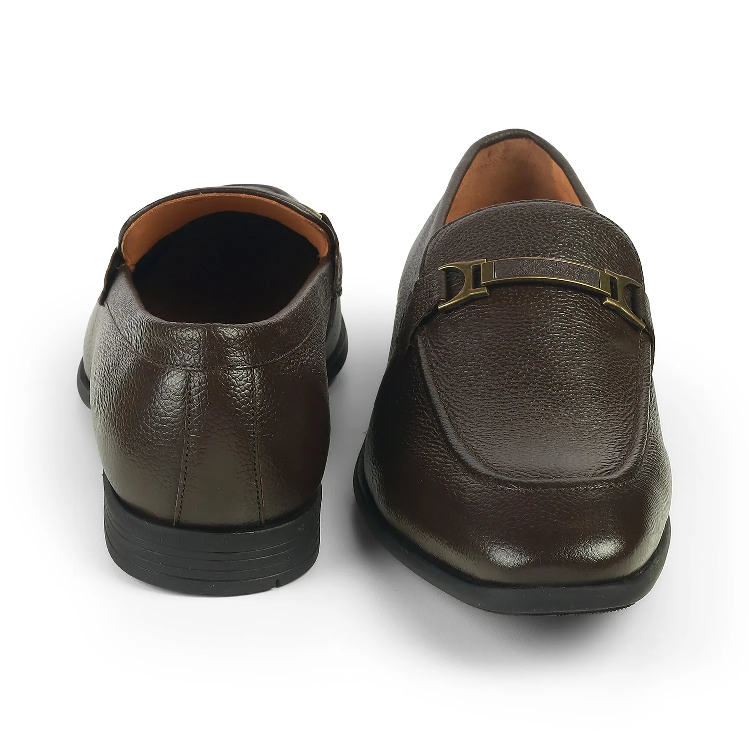 Tresmode Eva Brown Men's Leather Loafers