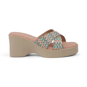 Tresmode Morio Pink Women's Dress Heel Sandals