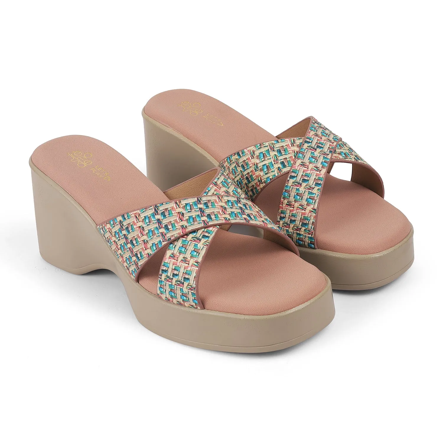 Tresmode Morio Pink Women's Dress Heel Sandals