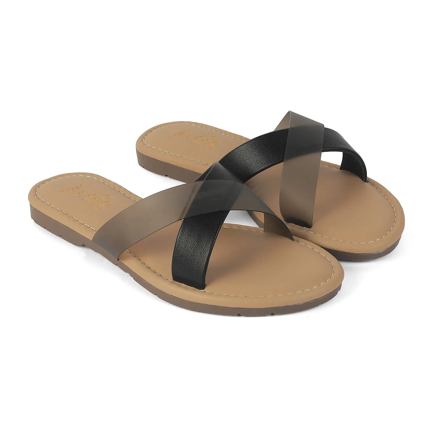 Tresmode Nion TMM2 Black Women's Casual Flats