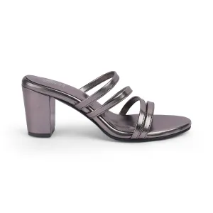 Tresmode Palmar Pewter Women's Dress Block Heel Sandals