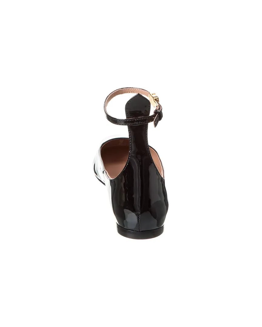 Valentino Tan Go Patent Flat