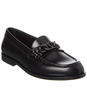 Valentino VLogo Chain Leather Loafer