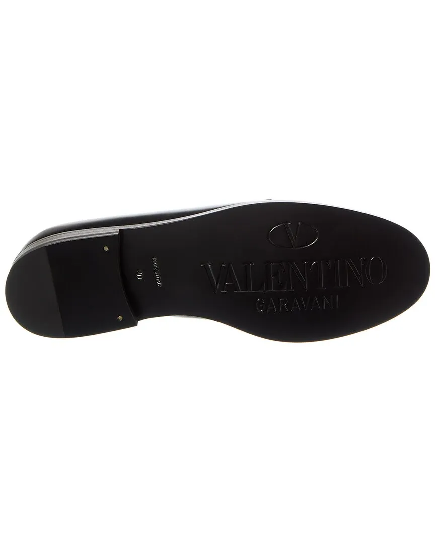 Valentino VLogo Chain Leather Loafer