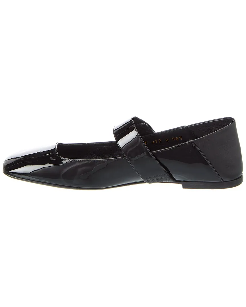 Valentino VLogo Locker Patent Flat