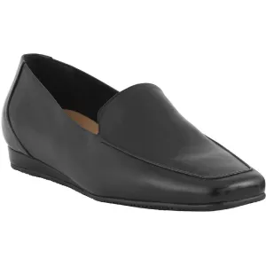Vista Womens Leather Flats Loafers