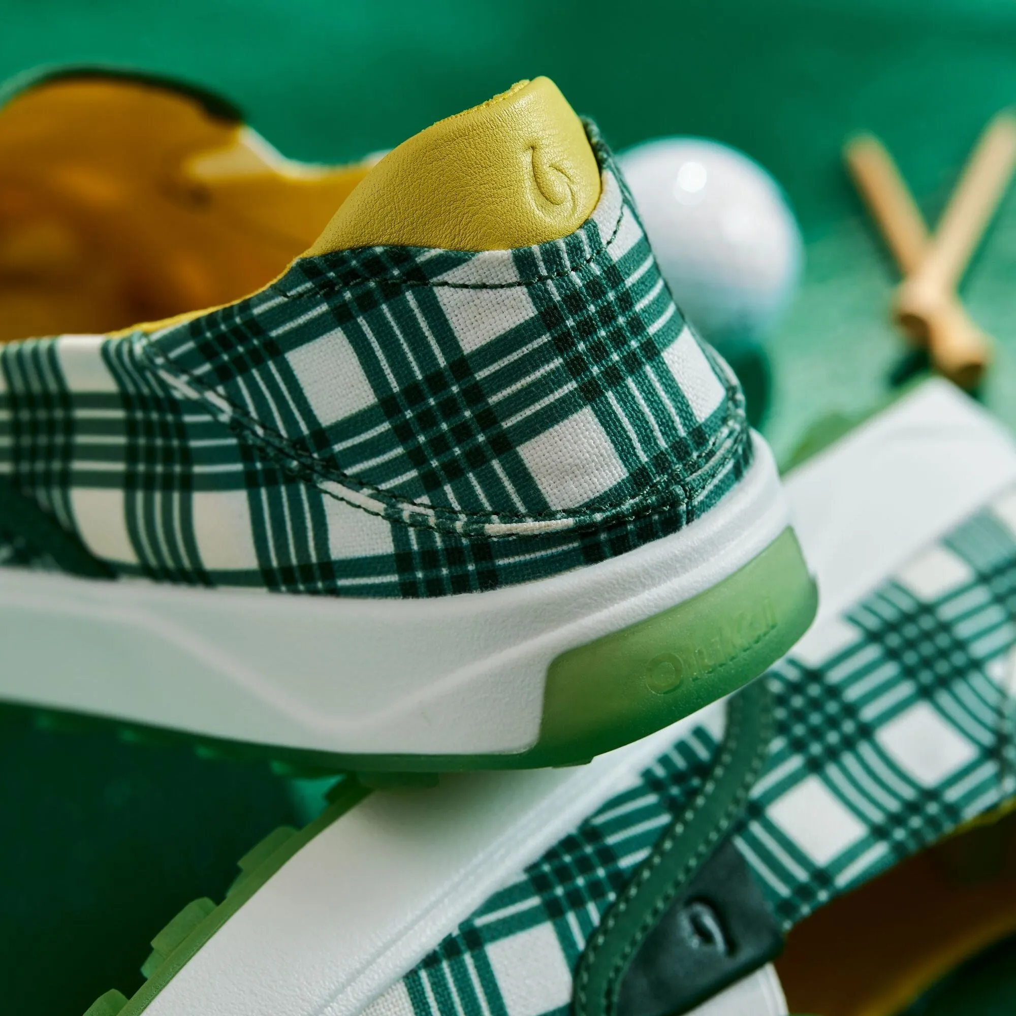 Wai‘alae Slip On - Medium Green / Bright White