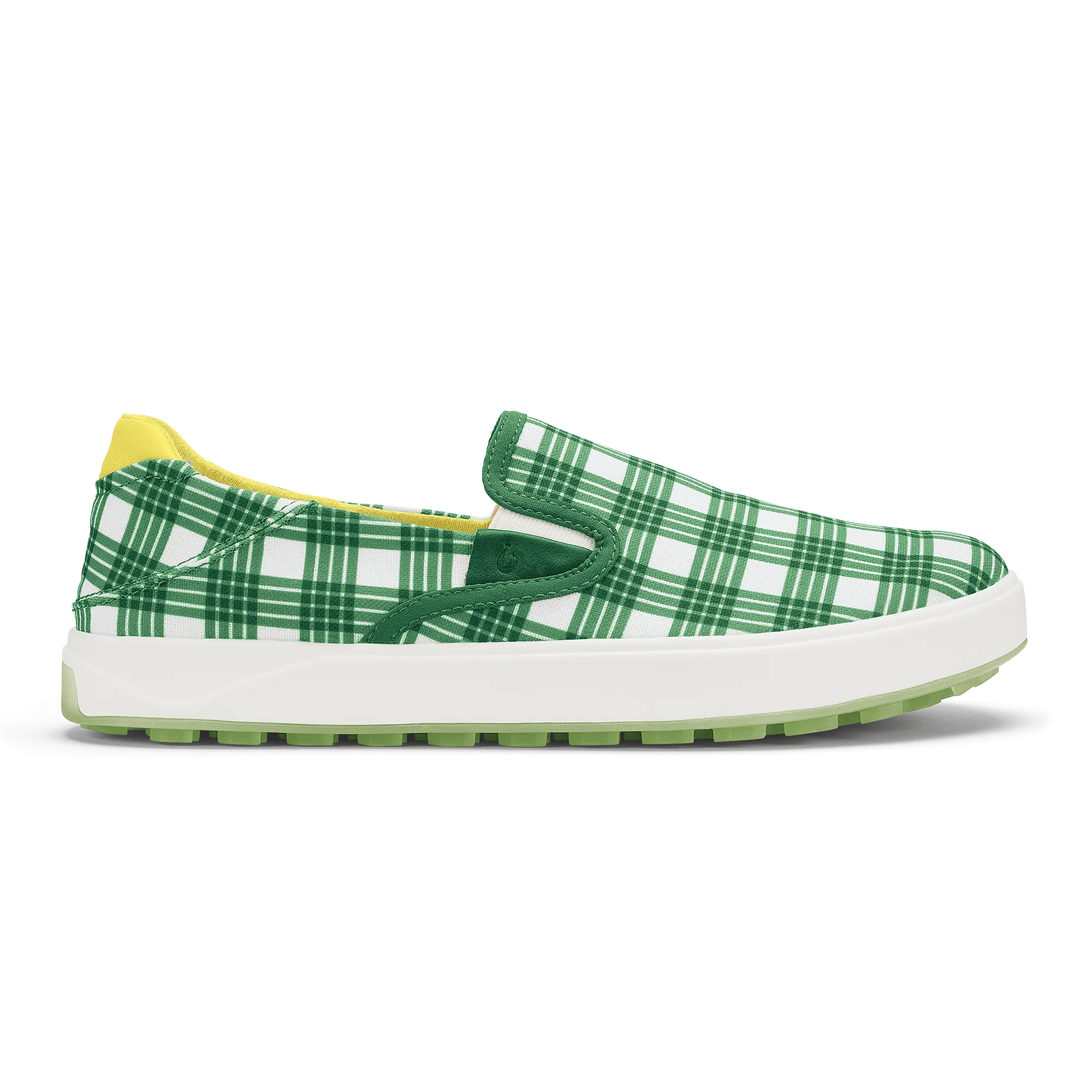 Wai‘alae Slip On - Medium Green / Bright White