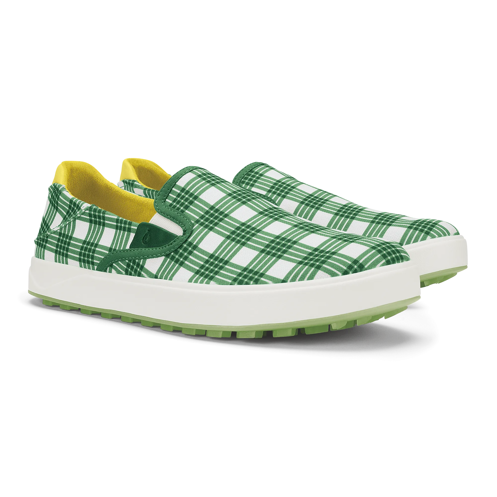 Wai‘alae Slip On - Medium Green / Bright White