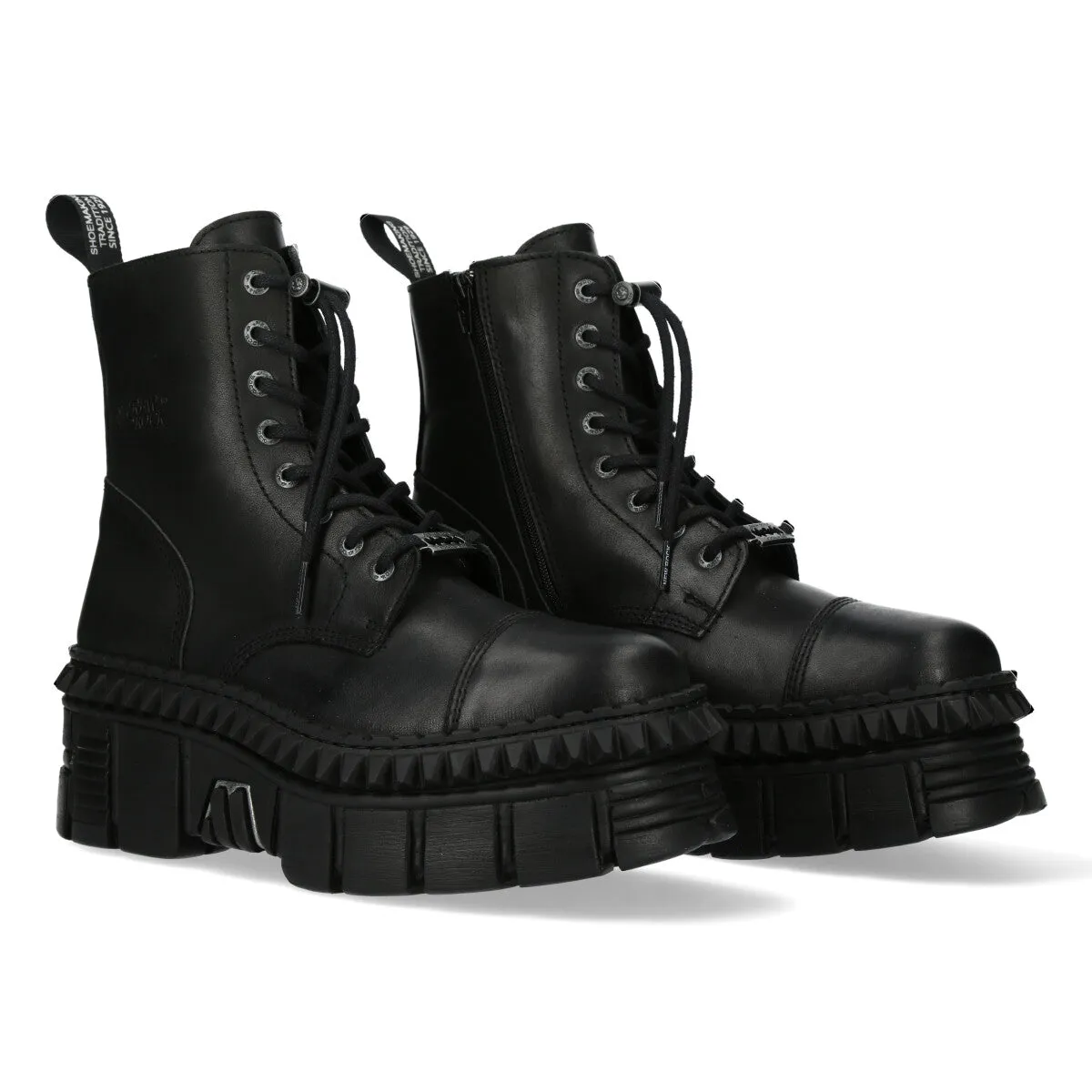WALL083CCT-S6 Boots Metallic Leather Platform