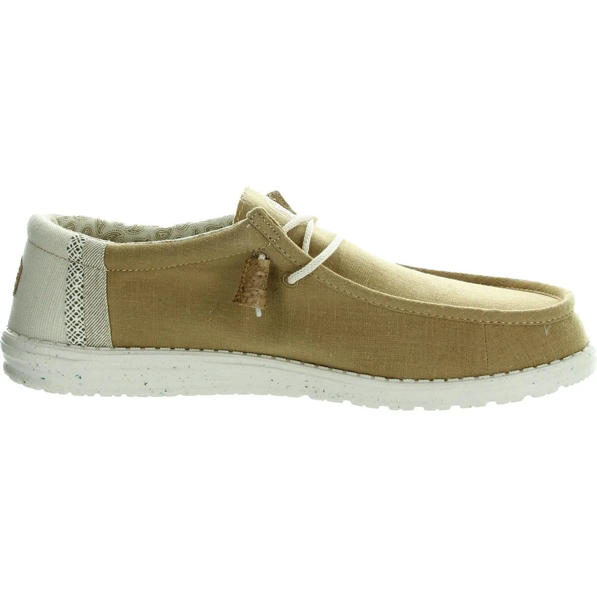 Wally Break Stitch Mens Mixed Media Lifestyle Slip-On Shoes
