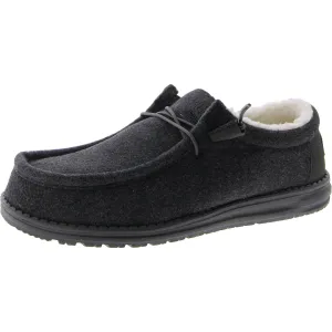 Wendy Warmth Womens Faux Fur Lined Slip-On Loafers