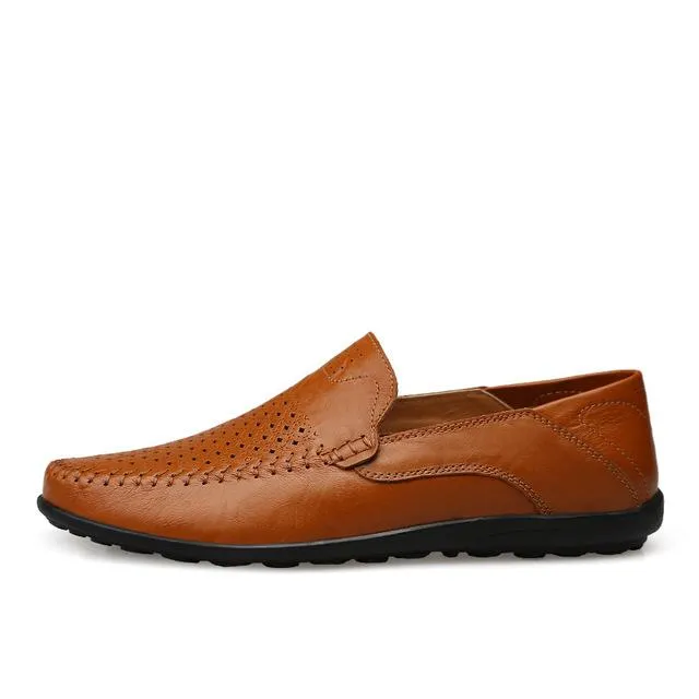 West Louis™ Genuine Leather Comfy Moccasins