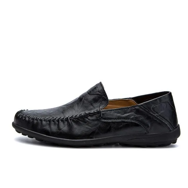 West Louis™ Genuine Leather Comfy Moccasins