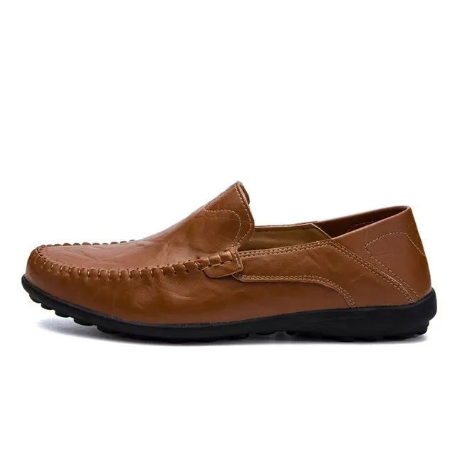 West Louis™ Genuine Leather Comfy Moccasins