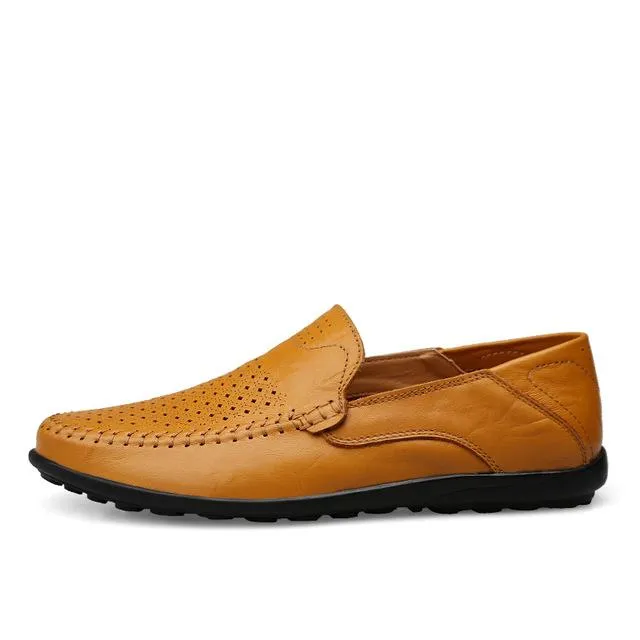 West Louis™ Genuine Leather Comfy Moccasins