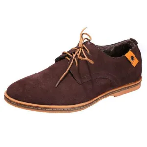 West Louis™ Nubuck Leather Warm Velvet Shoes