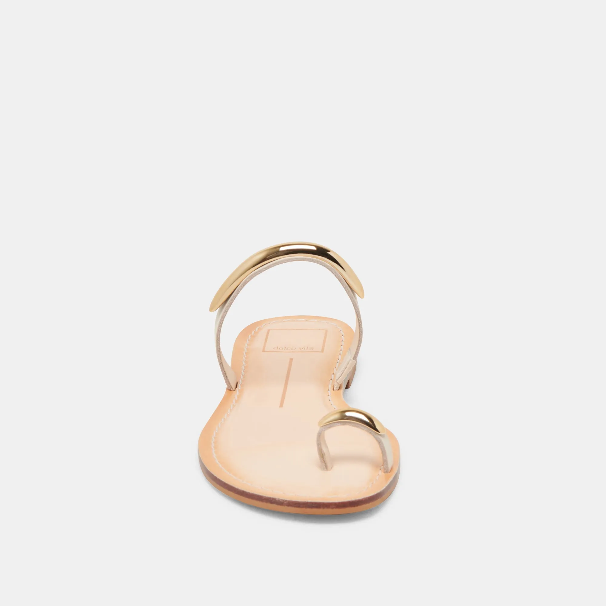 WINK WIDE SANDALS BONE LEATHER