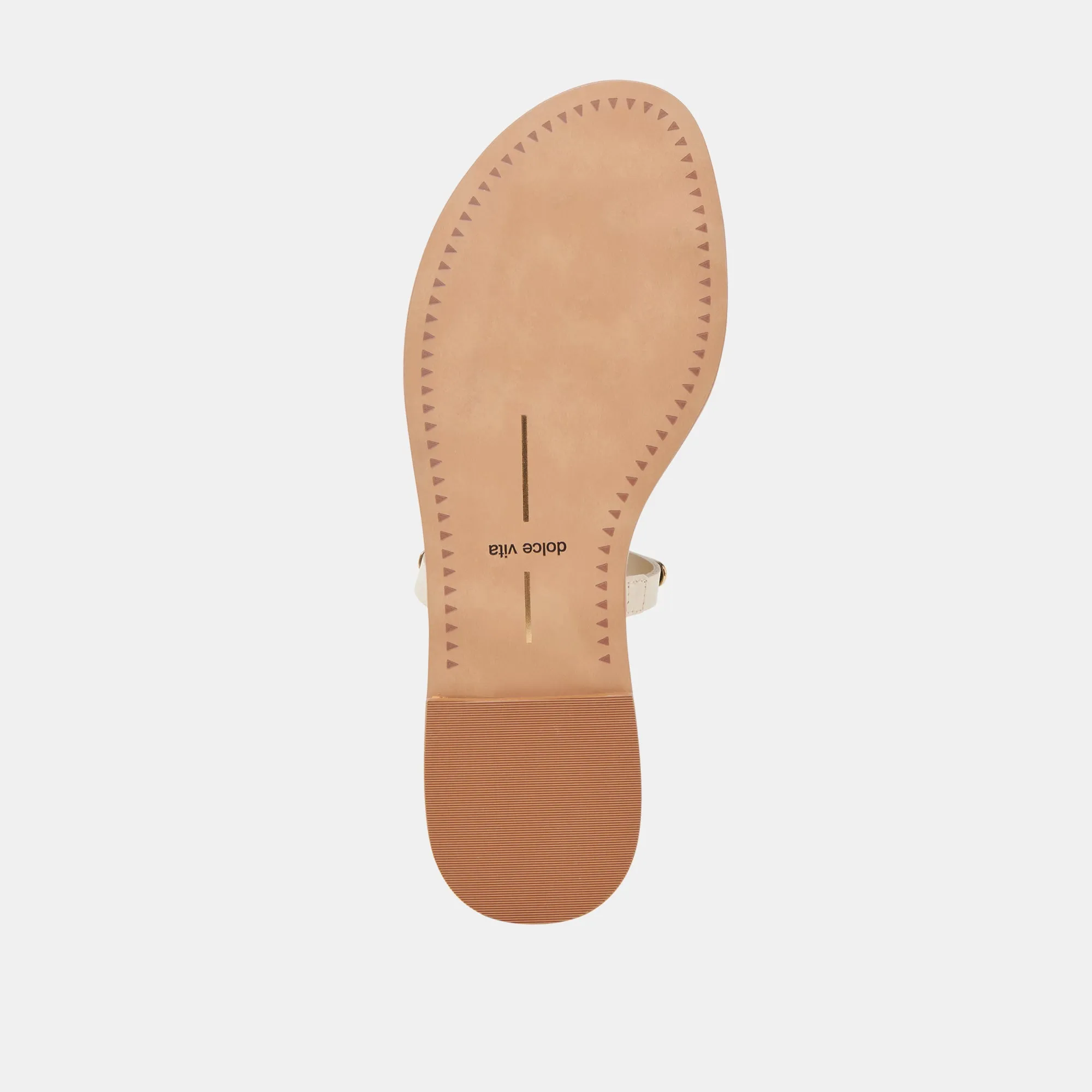 WINK WIDE SANDALS BONE LEATHER