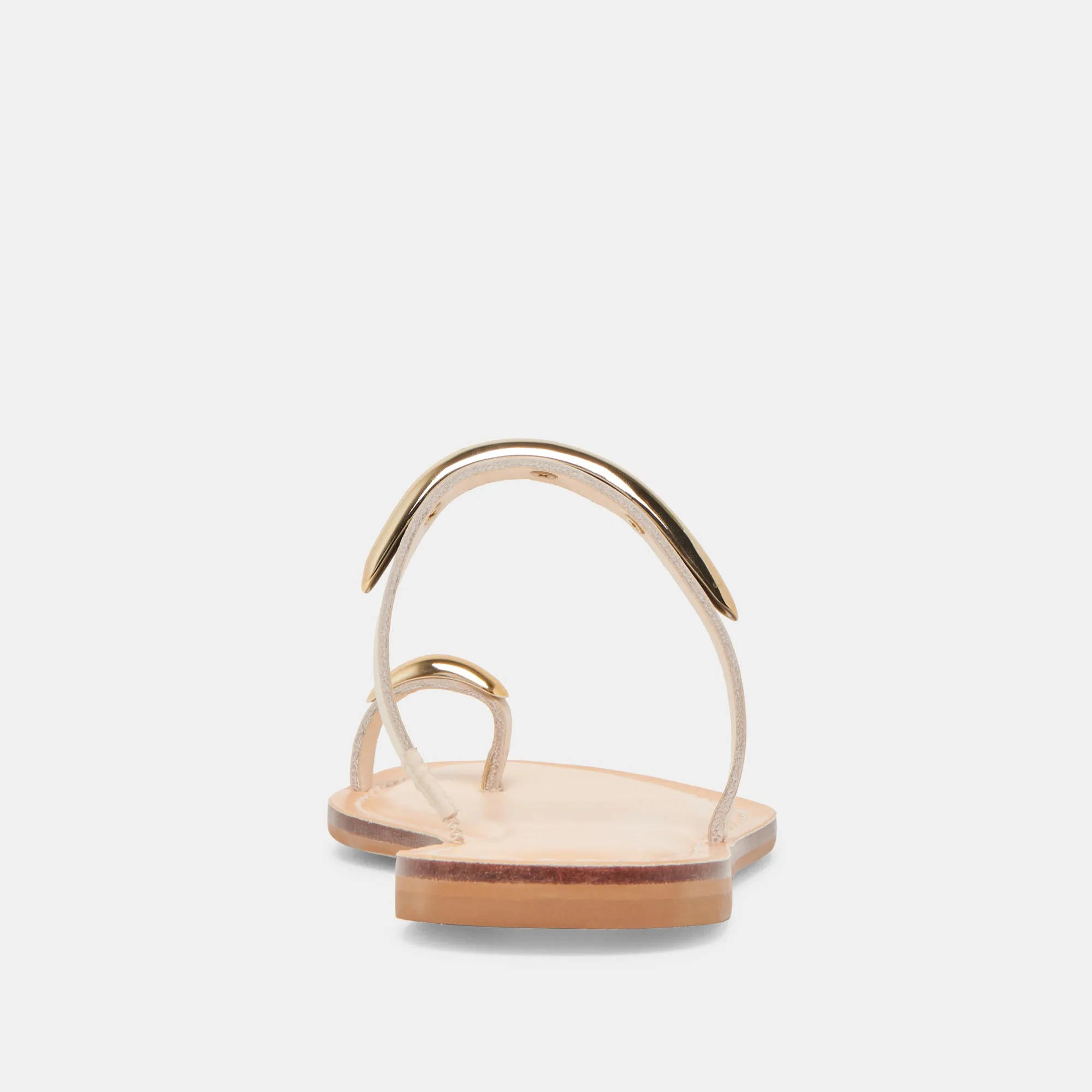 WINK WIDE SANDALS BONE LEATHER