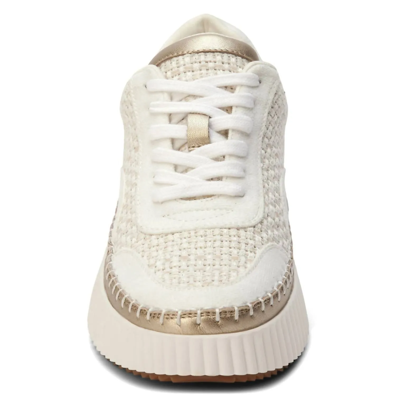Women Go To Sneakers In Natural Woven