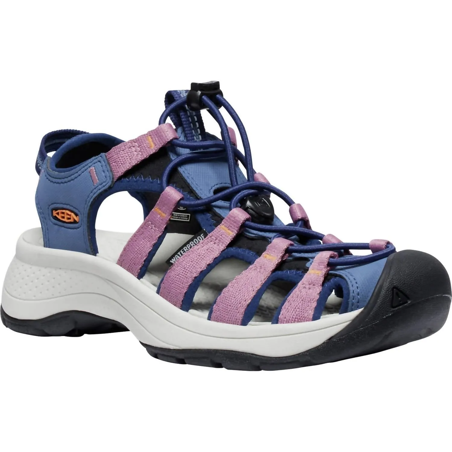 Women's Astoria West Sandal In Nostalgia Rose/tangerine
