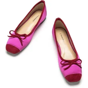 Women's Ballet Flats In Hot Pink